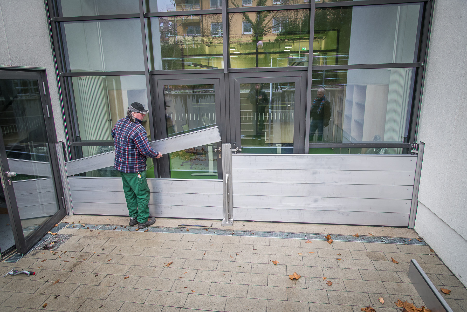 Hochwasserschutzwand