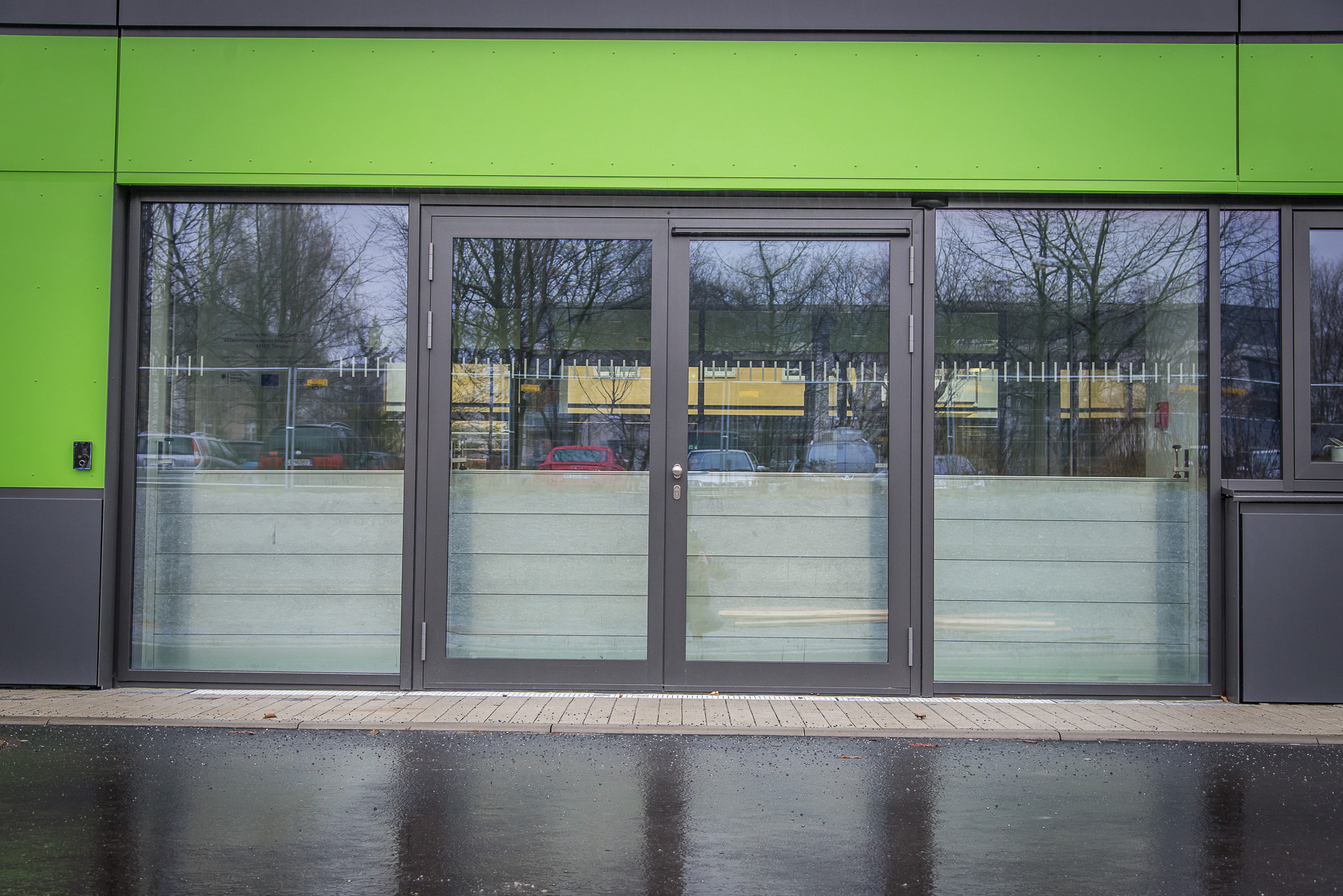 Hochwasserschutzwand Alu?